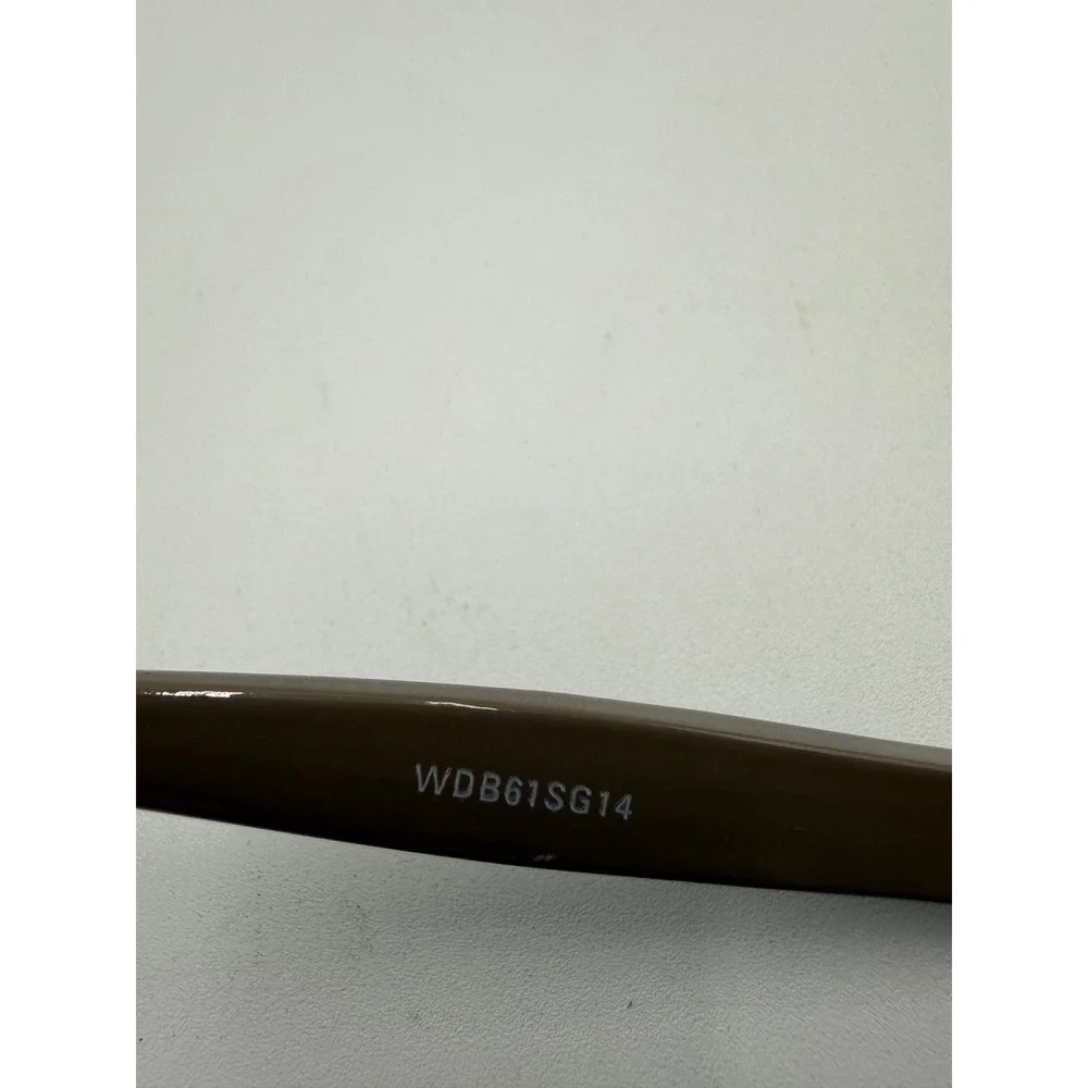 Dana Buchman Sunglasses Womens OS Olive Brown Excellent WDB61SG14 Cat Eye